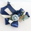 Elegant Wedding Car Door Handle Ribbon Decorations Door Handle Flower Bowknot Decoration for Wedding Car and Venues