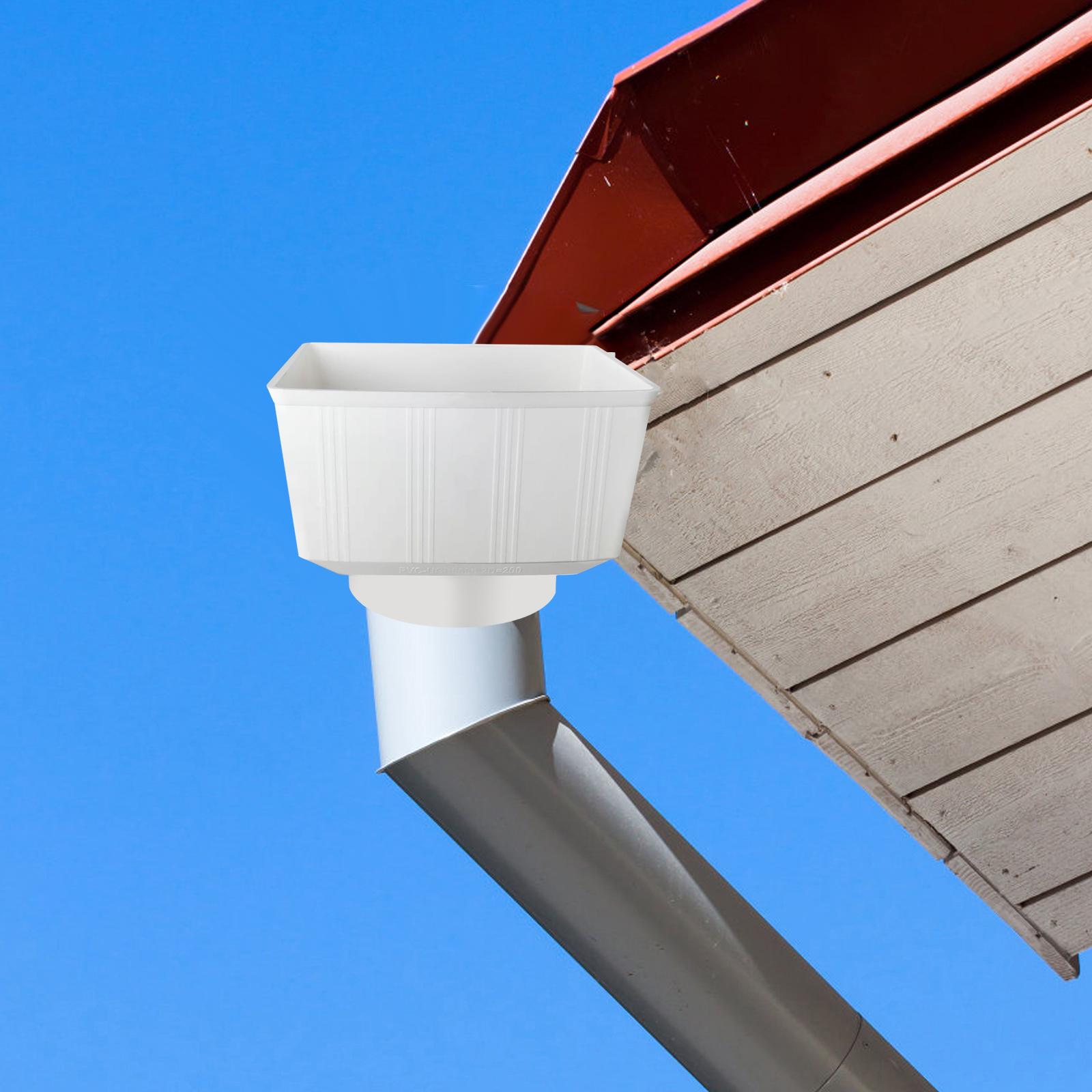 

Rainwater Collection System Gutter Drain Gardening Lawn Rain Barrel Diverter