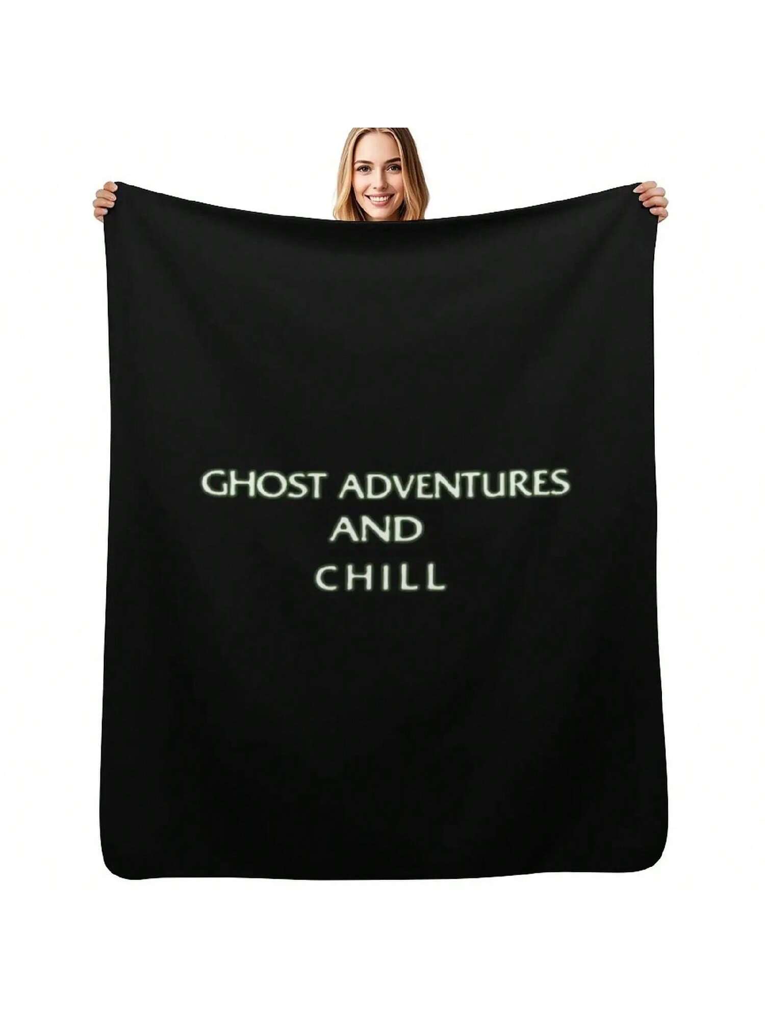 Ghost Adventures T-ShirtGhost Adventures And Chill Throw Blanket Flannel Fabric Luxury Throw Sofa Throw Blanket S
