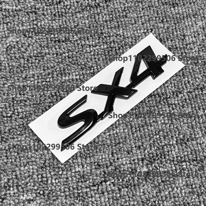 Apply To Suzuki SWIFT Alto SX4 S-CROSS  Vitara  Alivio Silvery Black Rear Logo Wordmark Luggage Compartment Sign Tailbox Sign