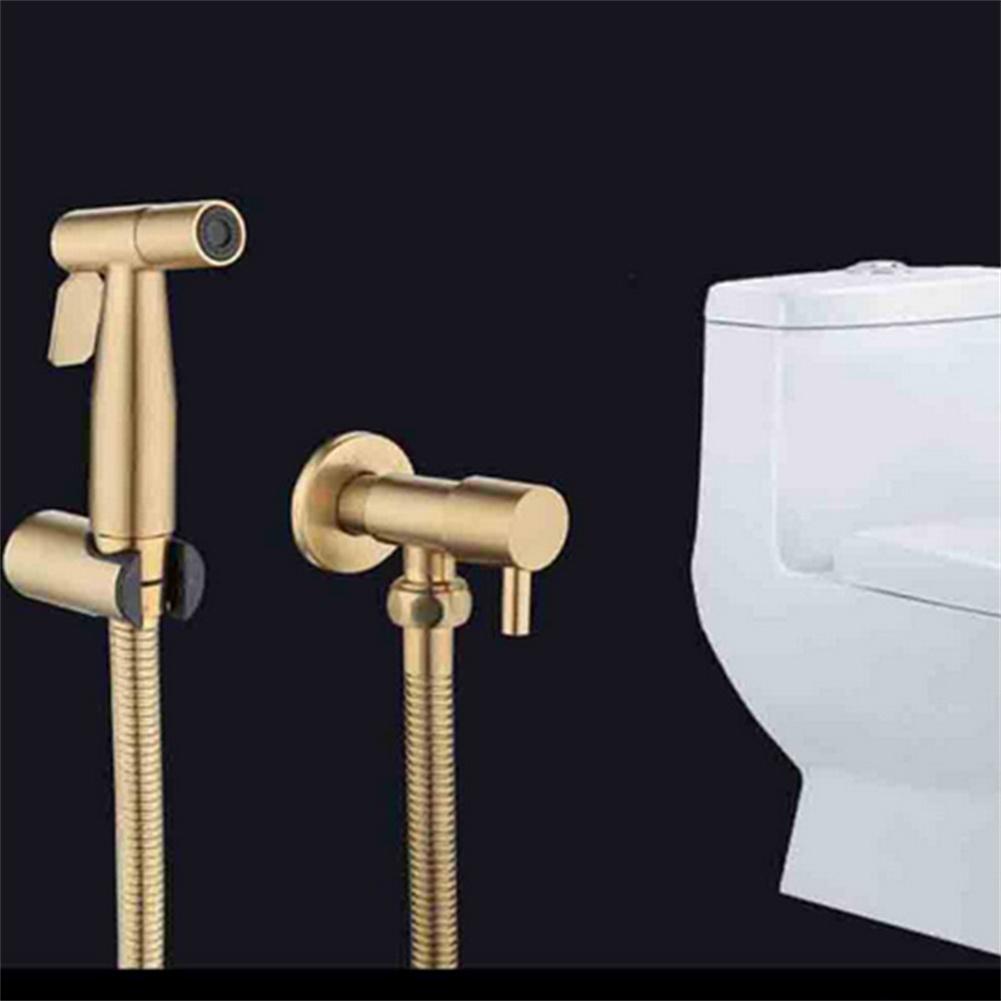 Cheap Single Bidet 304 Stainless Steel Gold Color Handheld Toilet