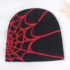 Versatile Style Hat Cool Spider Web Mens And Womens Warm Knitted Hatsbeanie