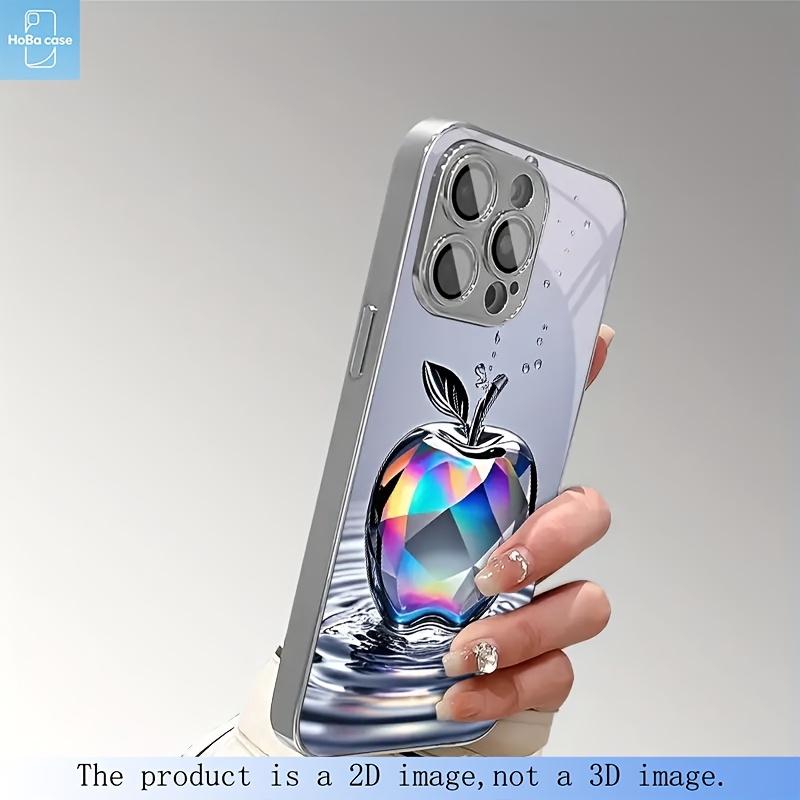 2D flat pattern printed pattern tempered glass Phone Case for iPhone 17 16 15 14 13 12 11 Pro Max Plus all-inclusive phone Cover
