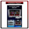 2Din Android Car-Play Car Radio,Toyota Camry V40 2006-2011,Multimedia Player Head Unit Stereo GPS Navigation BT WIFI,1+16GB