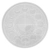 Moon Phase Tray Mold Lunar Eclipse Crescent Epoxy Resin Casting Molds for DIY Crafts Jewelry Making