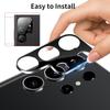 Protector de lente de cámara de vidrio templado para Samsung Galaxy S24 Ultra S23 FE S22 Plus S21 A55 A54 A35 A25 A15 A34 A24 A14 Película protectora de protección