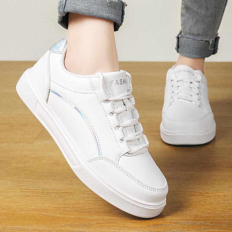 TUINANLE Chaussures décontractées à lacets pour femmes, baskets légères à plateforme, chaussures de sport pour couples