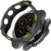 Case Compatible with Garmin Fenix 8 51MM Cover Soft TPU Bumper Rugged Shock Proof Protective Shell for Garmin Fenix 8 51MM Watch Case(Black Green)