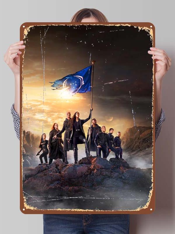 Klassische Filmplakate Star Treks Metallschilder Schlafzimmerdekoration Wohnzimmerdekor Männer Benutzerdefinierte Blechschilder für Wandkunst Dekoration