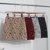 Real Shot of 2025 New Style Sequined Red High-Waisted Slimming A-Line Skirt with Anti-Exposure Short Skirt 8286