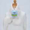 Cute Cartoon Panda Plush Scarf for Kids - Windproof & Thickened Winter Neck Warmer