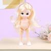 16cm Articulated Fashion Doll 13 Movable Joints Nude Unfinished Body DIY Dress Up Toy Ideal Gift for Girls