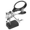 Magnifier Auxiliary Clip Adjustable Desktop Stand Fixing Cramp Lamp Holder Installation Tool