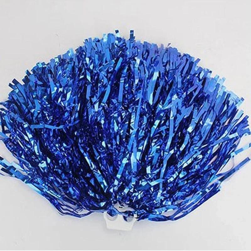 1Pc Metallic Cheerleader Cheer Cheerleading Dance Party Team Spiel Sport Pompoms Dekorateur Club Sport Versorgung Cheerleader