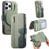 Magnetic 2-in-1 Phone Case IPhone 17 16 15 13 Card Slot Strong Adsorption PU Leather