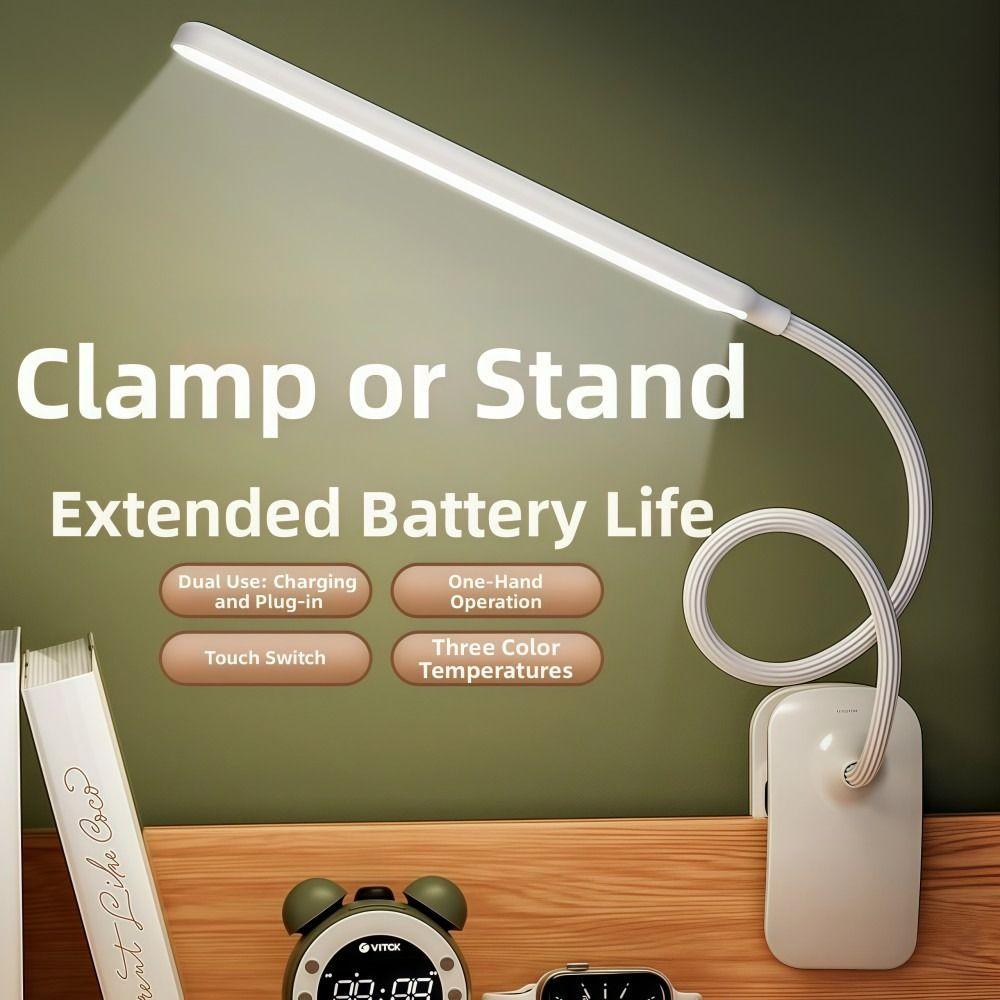 With Clip Clamp Desk Lamps Touch Control Book Lights Night Bed Lamp  For Night Lighting