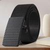 Luxury Brand Metal Automatic Buckle Waistband Casual Weave Waist Band Jeans Belt  For Women Man