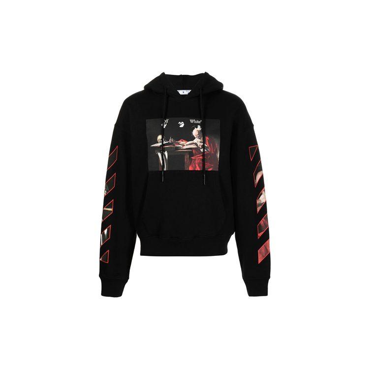 Bluza OFF WHITE Unisex Czarna OMBB037R21FLE0021025