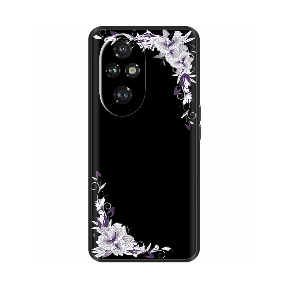 For Honor 200 Pro Case Soft Silicone Luxury Painted Back Cover For Honor200 Honor 200 Pro Cases 200pro Shockproof Bumper Shell