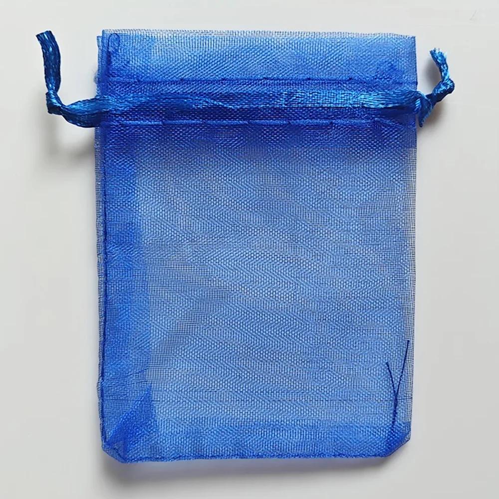 10/100pcs Organza Gift Packaging Bag Multi-color Candy Jewelry Storage Bag Wedding Christmas Party Decoration Gift Pouches