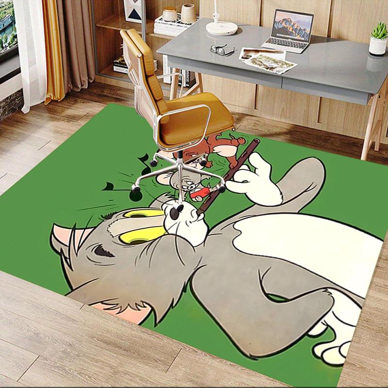 1pc Tom and Jerry Carpet, for Home & Office Decor, Desk Chair Carpet, Festive Gift,Conference Room CarpetL1104