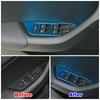 For Skoda Karoq 2017-2024 Car Interior Door Armrest Window Lift Switch Button Panel Cover Stainless Steel Trim Modify Sticker