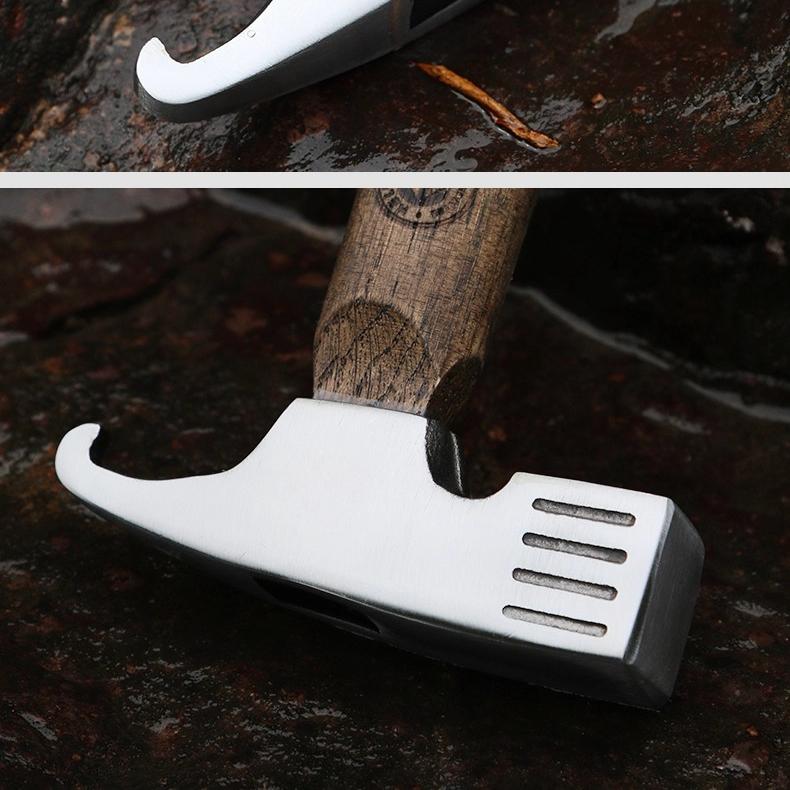 Hochwertiger Multifunktionaler Kleiner Handhammer Outdoor Camping Praktisch Selbstverteidigung Mini Feuer Mehrzweck Handwerkzeug