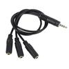 3.5mm Stereo Audio Splitter Cable Gold Plated 3.5mm (1/8 inch) TRRS Stereo Plug Male to 3 x 1/8 inch 3.5mm Stereo Jack Female 1 Input 3 Output Stereo
