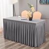 Elastic Table Cloth Hotel Conference Table Cover Meeting Room Office Flannel Rectangle Tableclover Wedding Banquet Decoration