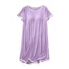 Women Loose Casual Nightdress Short Sleeve Dress