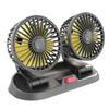 Adjustable Dual-Head Mini Car Fan for Summer