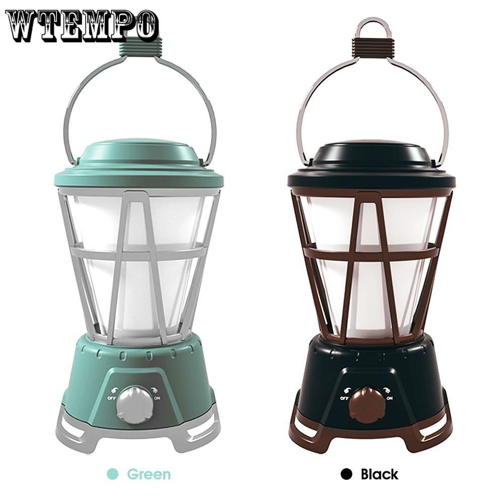 Camping Horse Lamp Outdoor Charging Flame Effect Atmosphere Lamp Retro Solar Camping Lighting