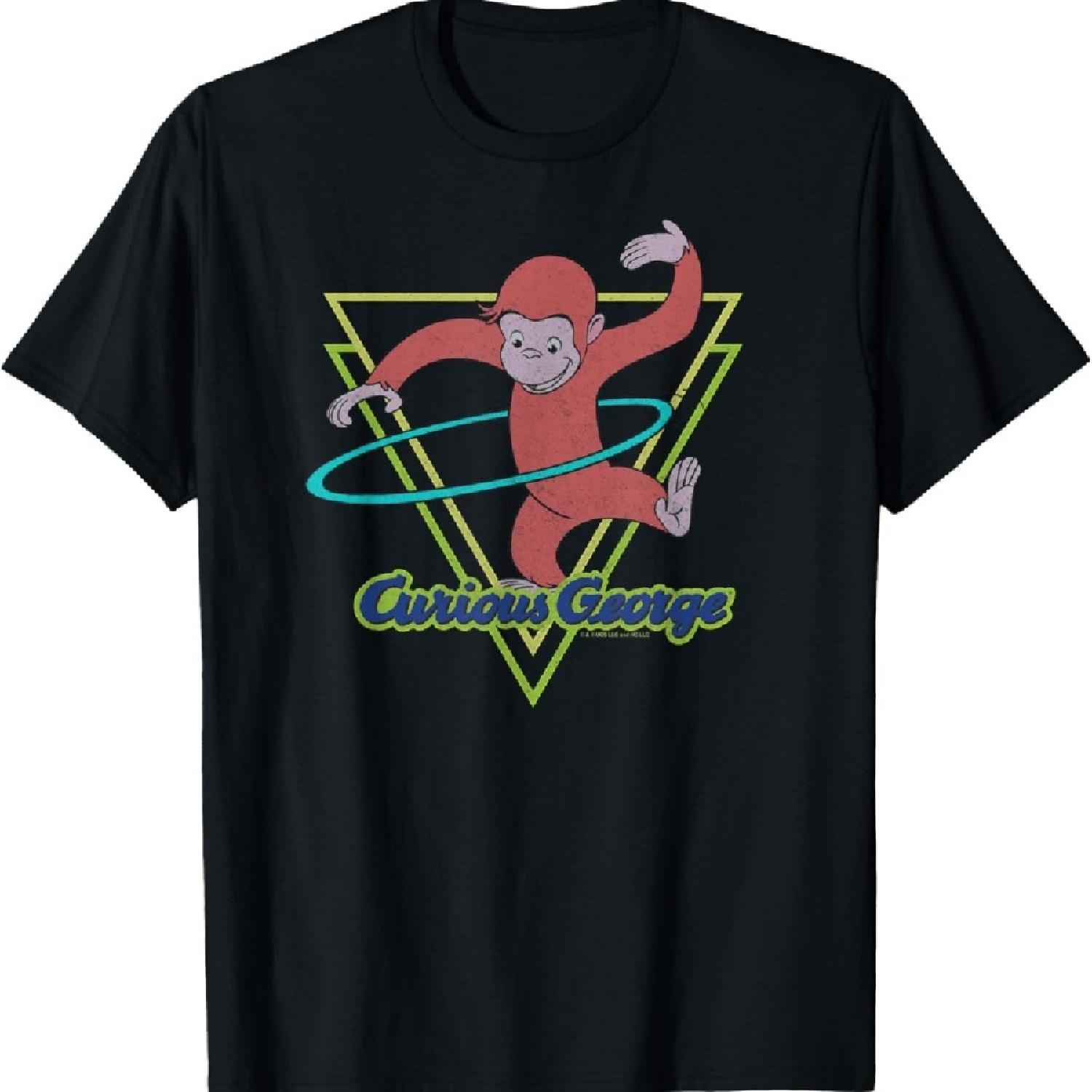 

Curious George Geometric Retro T-Shirt S