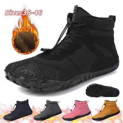 Winter Snow Boots For Men Women Keep Warm Cotton Shoes Outdoor Hiking Shoes Plush Warm High Ankle Boot Man Sneakers