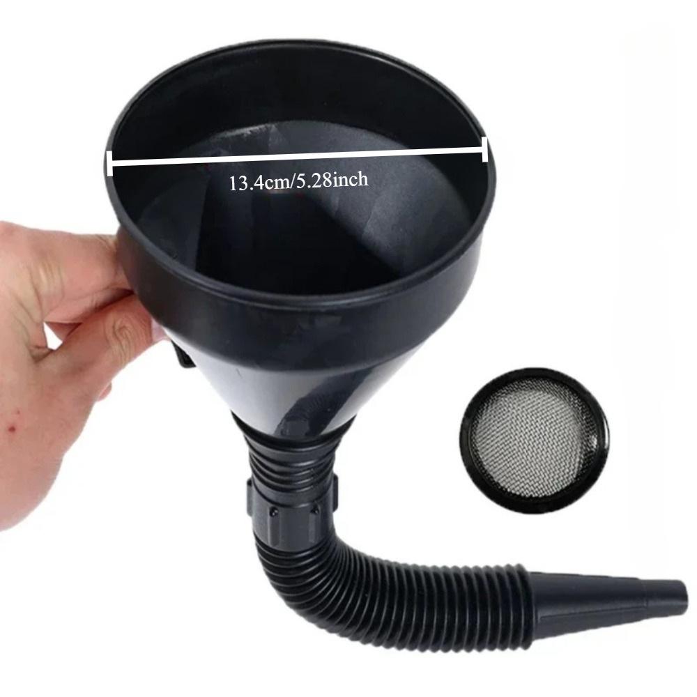 Multi-Vehicle Oil Funnel with Filter for Cars, Motorcycles, Trucks, and Urea