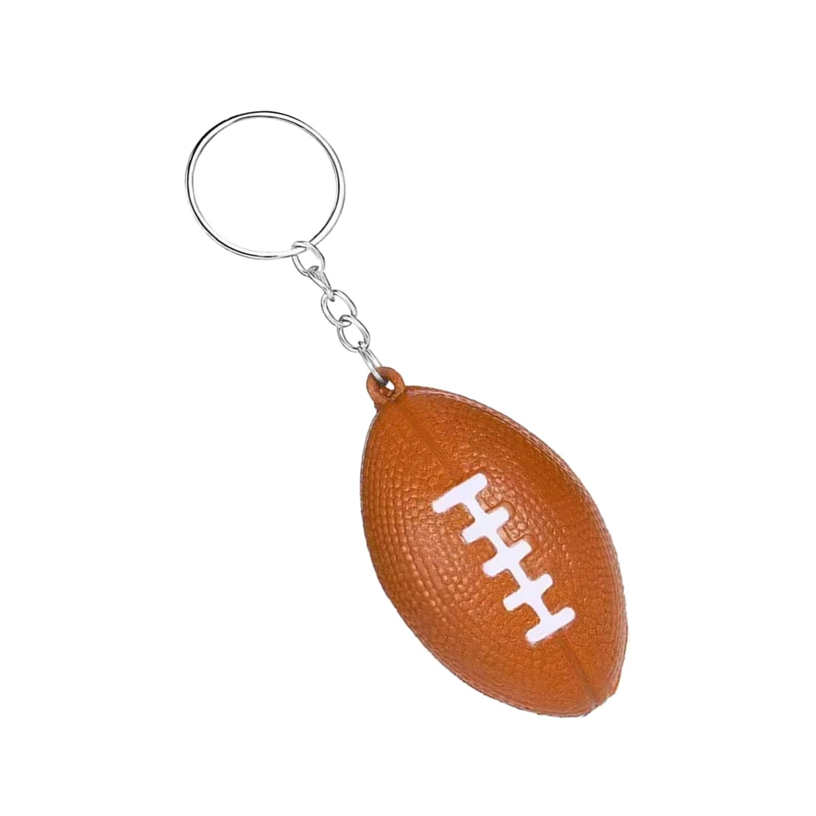 

Маленький брелок для ключей в виде регби, подвеска для рюкзака, украшение для сумки, автомобильный брелок, держатель для ключей, сумка, подвеска