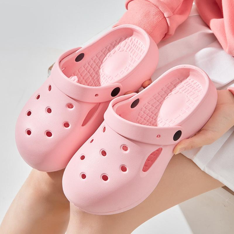 Fashion Women Summer Platform Slippers Indoor Home Floor Shoes Cute DIY Dog Fashion Clogs Girls Beach Slides Slip-on Street Sandals