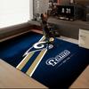 Angeles Rams Team  Rug Game Carpet, Floor Mat for Bedroom Living Room Entryway Rug, Home Decor Idea Gift for Christmas Birthday