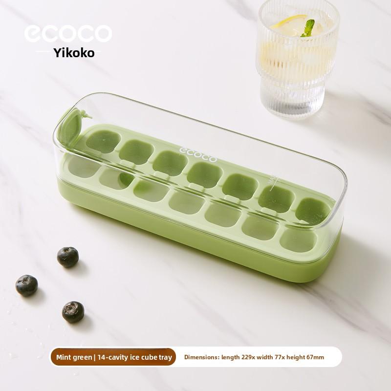 Press-type Silicone Ice Tray Mold Household Small Freezing Ice Cube Mold Easy Release Ice Cube Tray