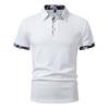 Mens Summer Tops Camisa Polo Hombre 2026 Vintage Short Sleeve Patchwork Color Polos Tee Shirt Homme De Luxe Camisetas Golf Tops