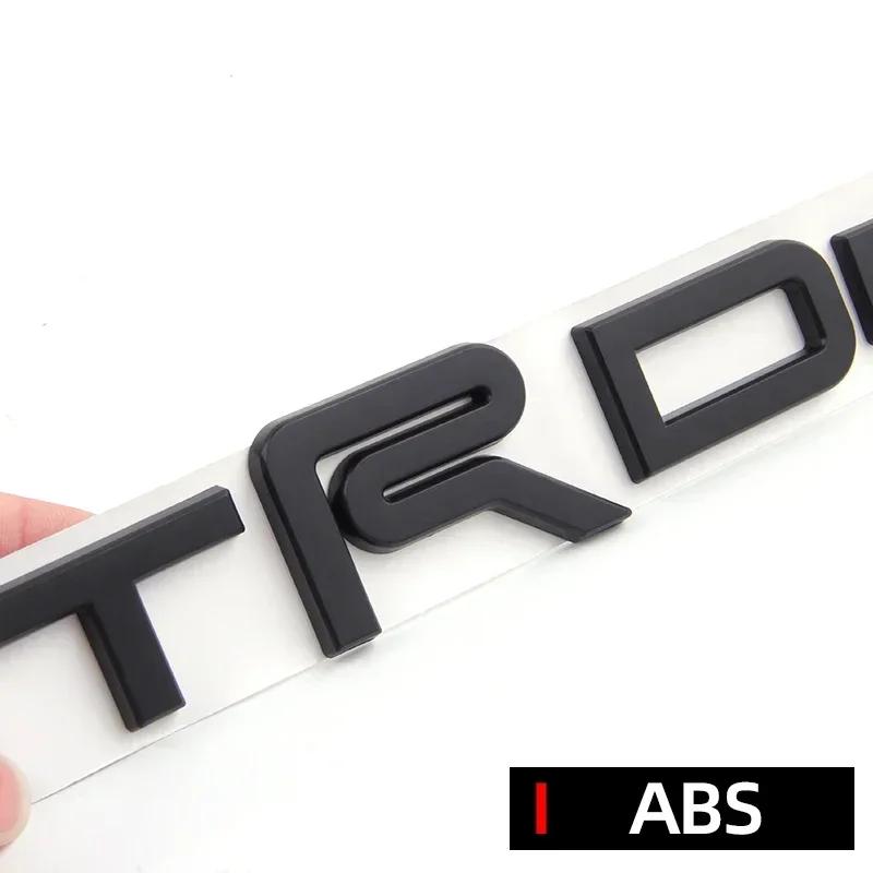 3D Trd Pro Bro Badge Emblem Car Stickers For Toyota Tundra Car Label Rear Trunk Decal Auto Rear Tail Logo Body Sticker