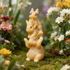 Food Grade Silicone Easters Sitting Rabbits Mould For Candle Making Home Decoration Craft Art