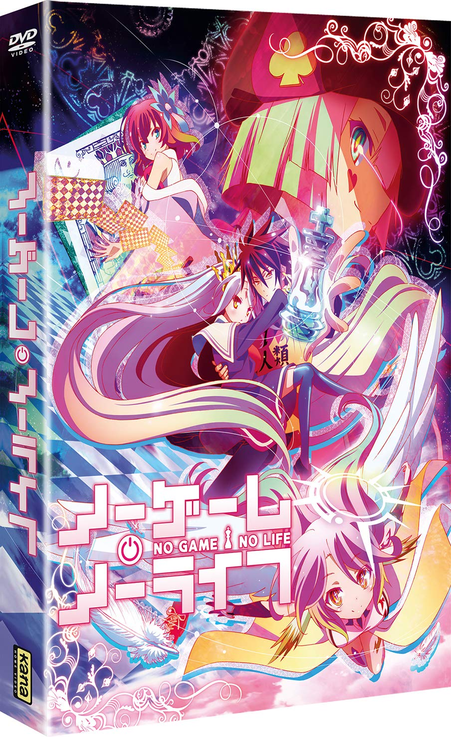 

No Game No Life TV version, 12 episodes, 297 minutes, European version, DVD