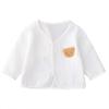 Baby Lightweight Korean-Style Bear Cardigan - Breathable, Comfortable Gauze Design