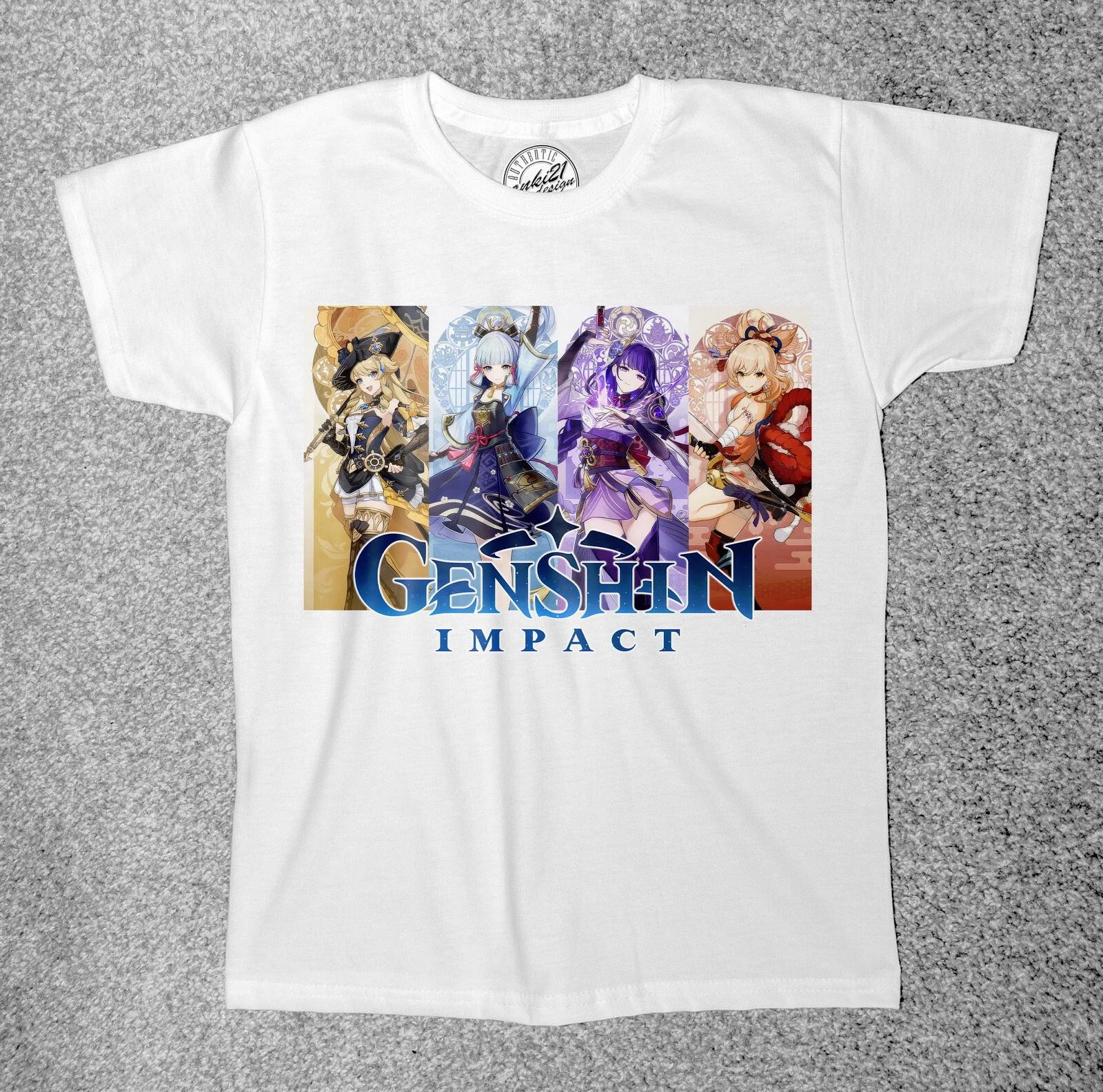 

Genshin Impact 003 Аниме/Манга видеоигра Детские футболки 150