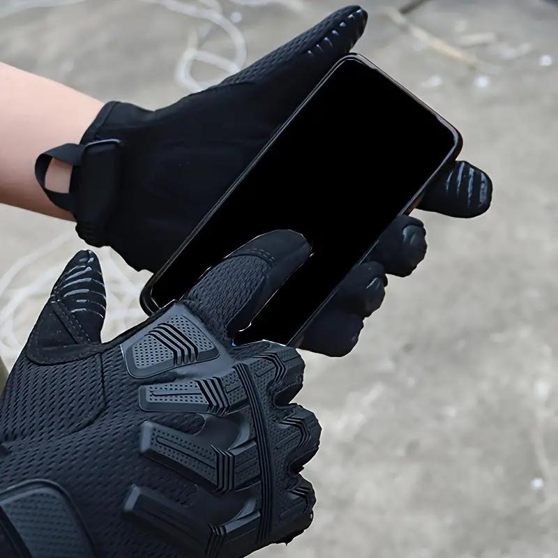 Tactical Touch Gloves for Men and Women, for Paintball Shooting, Airsoft, Combat Cycling, Rubber Protection, Non-slip, Full Finger