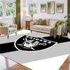 Las Vegas Raiders Design Crystal Velvet Rug Soft Decorative Mat for Bedroom Entrance