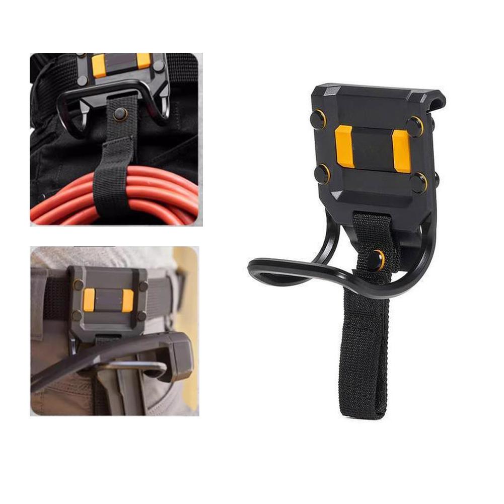 Electric Drill Belt Hook Modular Magnetic Tool Holder with Ergonomic Clip Fast Release and Wear Resistant Material Blend