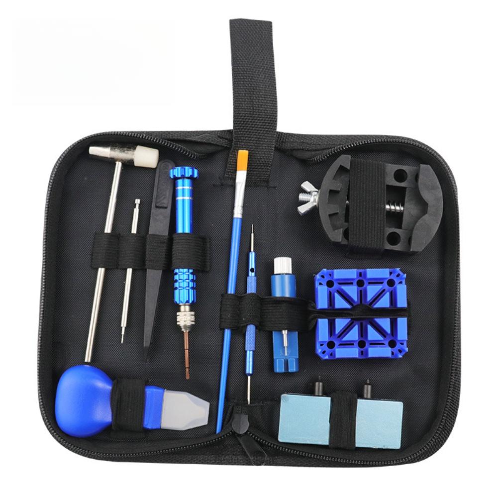 Watch Repair Tool Kit 11 Piece With Case Opener Screwdriver Spring Bar Remover For Watch Band Adjustment Battery Replacement China Mainland