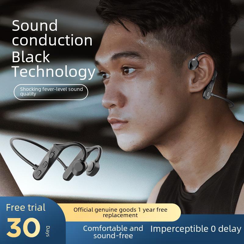 K69 Bone Conduction Bluetooth Sport Headset - Neck Hanging, Painless Wear, New Tech Design